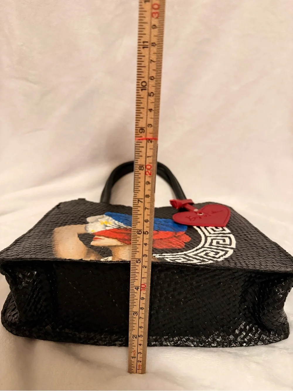 Bayong Kultura Handwoven and Hand-painted Bayong Filipina Art Shoulder Tote Bag